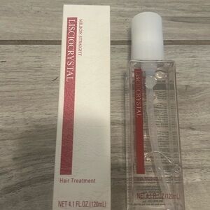 Straight Liscio Crystal Hair Heat Protectant - Clear and Red